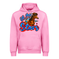 Fuchsia Pink oh my stars horse Urban Hoodie - Zillion Design Studio