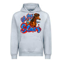 Heather Grey oh my stars horse Urban Hoodie - Zillion Design Studio