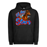 Pigment Black oh my stars horse Urban Hoodie - Zillion Design Studio