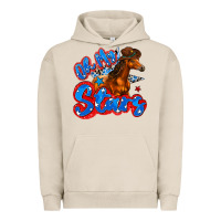 Pigment French Oak oh my stars horse Urban Hoodie - Zillion Design Studio