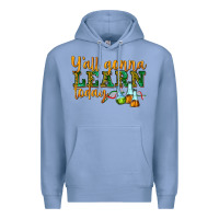 Colony Blue yall gonna learn today Premium Hoodie - texasbilliewilder