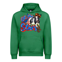 Emerald oh my stars cow Urban Hoodie - Zillion Design Studio