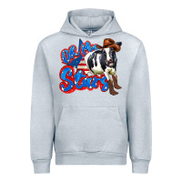 Heather Grey oh my stars cow Urban Hoodie - Zillion Design Studio