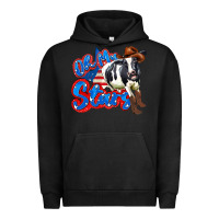 Pigment Black oh my stars cow Urban Hoodie - Zillion Design Studio