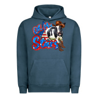Pigment Midnight Navy oh my stars cow Urban Hoodie - Zillion Design Studio