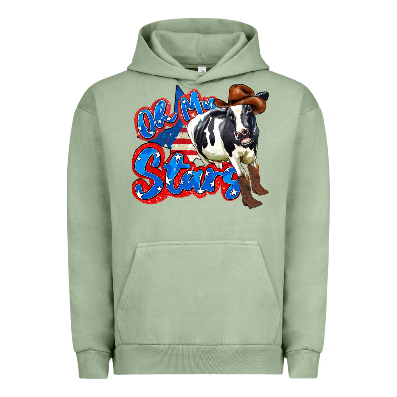 Oh My Stars Cow Urban Hoodie by Zillion Design Studio | Teevron