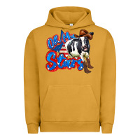 Pigment Peanut Butter oh my stars cow Urban Hoodie - Zillion Design Studio