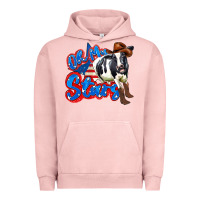 Pigment Salmon oh my stars cow Urban Hoodie - Zillion Design Studio