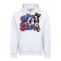 White oh my stars cow Urban Hoodie - Zillion Design Studio