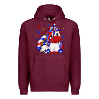 4th Of July American Unicorn Premium Hoodie | Teevron