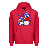 Cardinal 4th of july american unicorn Premium Hoodie - texasbilliewilder