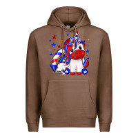 Chestnut 4th of july american unicorn Premium Hoodie - texasbilliewilder