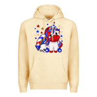 Pina Colada 4th of july american unicorn Premium Hoodie - texasbilliewilder