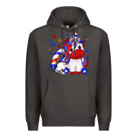Smoke 4th of july american unicorn Premium Hoodie - texasbilliewilder