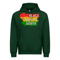 Forest Green black history month Urban Hoodie - texasbilliewilder