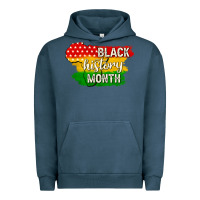 Pigment Midnight Navy black history month Urban Hoodie - texasbilliewilder