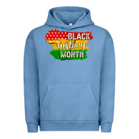 Pigment Pebble Blue black history month Urban Hoodie - texasbilliewilder