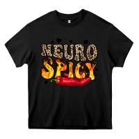 Black neuro spicy neurodivergence Heavy Core Tee - LillyAllenDesigns