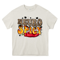 Cream neuro spicy neurodivergence Heavy Core Tee - LillyAllenDesigns