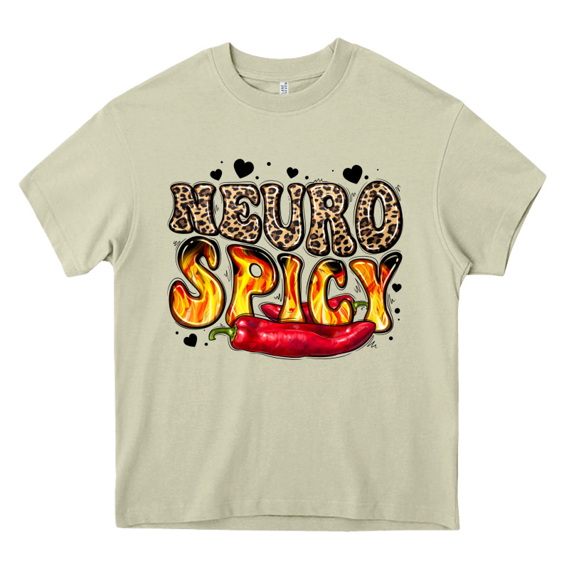 Neuro Spicy Neurodivergence Heavy Core Tee by LillyAllenDesigns | Teevron