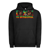 Pigment Black black is beautiful juneteenth Urban Hoodie - texasbilliewilder