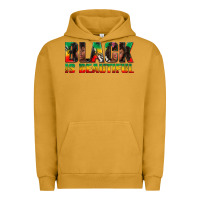 Pigment Peanut Butter black is beautiful juneteenth Urban Hoodie - texasbilliewilder