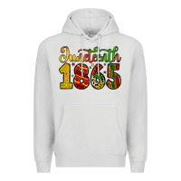Dove Grey juneteenth 1865 Premium Hoodie - Zillion Design Studio