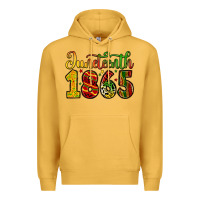 Mustard juneteenth 1865 Premium Hoodie - Zillion Design Studio