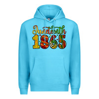 Ocean Blue juneteenth 1865 Premium Hoodie - Zillion Design Studio