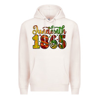 Pale Pink juneteenth 1865 Premium Hoodie - Zillion Design Studio