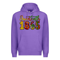 Purple juneteenth 1865 Premium Hoodie - Zillion Design Studio