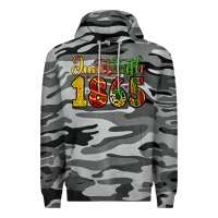 Slate Camo juneteenth 1865 Premium Hoodie - Zillion Design Studio
