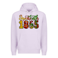 Lilac juneteenth 1865 Premium Hoodie - Zillion Design Studio