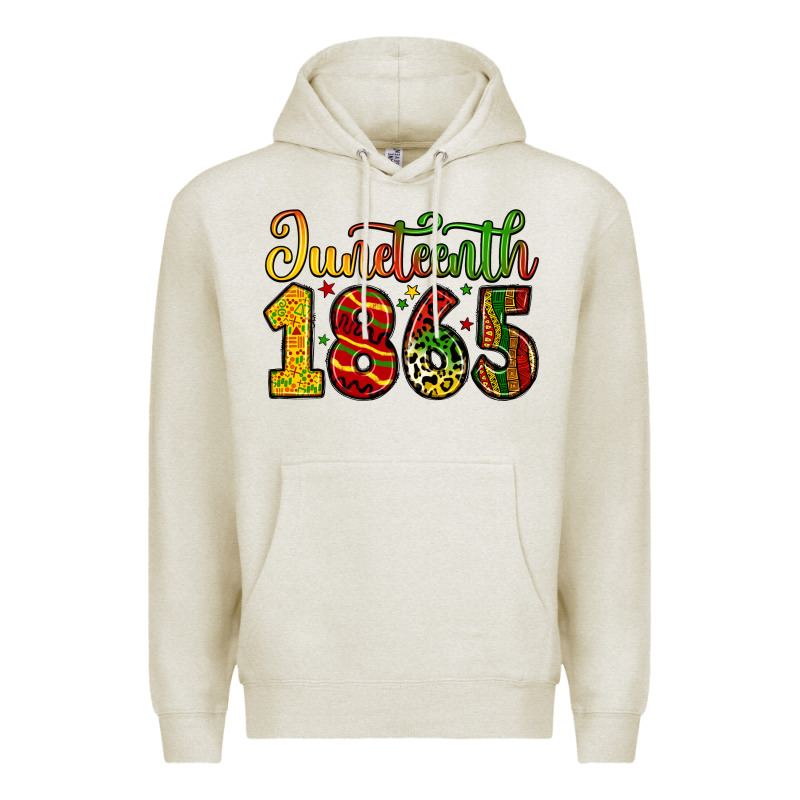 Juneteenth 1865 Premium Hoodie by Zillion Design Studio | Teevron
