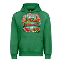 Emerald watermelon truck Urban Hoodie - Zillion Design Studio