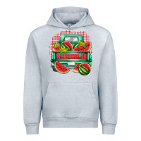 Heather Grey watermelon truck Urban Hoodie - Zillion Design Studio