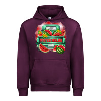 Mauve Wine watermelon truck Urban Hoodie - Zillion Design Studio