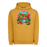 Pigment Peanut Butter watermelon truck Urban Hoodie - Zillion Design Studio