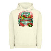Pigment Pistachio watermelon truck Urban Hoodie - Zillion Design Studio