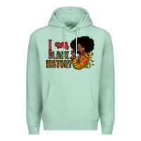 Seafoam i am black history Premium Hoodie - Zillion Design Studio