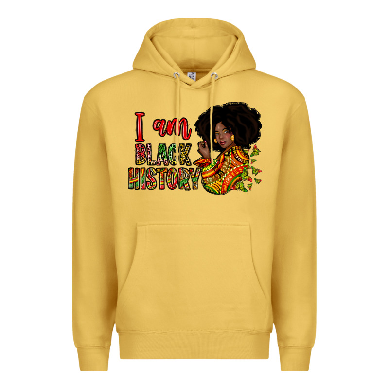 I Am Black History Premium Hoodie by Zillion Design Studio | Teevron