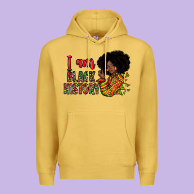 I Am Black History Premium Hoodie Designed By Zillion Design Studio