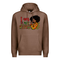 Chestnut i am black history Premium Hoodie - Zillion Design Studio