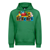 Emerald teacher Urban Hoodie - Zillion Design Studio