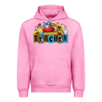 Fuchsia Pink teacher Urban Hoodie - Zillion Design Studio