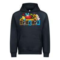 Navy teacher Urban Hoodie - Zillion Design Studio