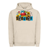 Pigment French Oak teacher Urban Hoodie - Zillion Design Studio
