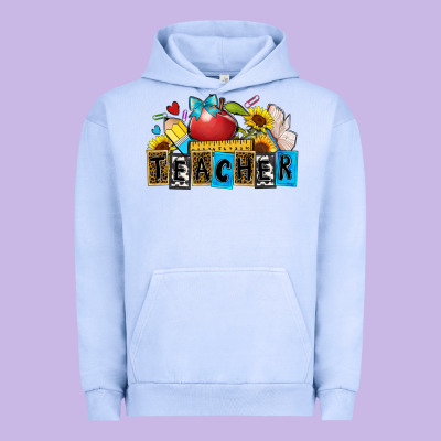 Teacher Urban Hoodie Designed By Zillion Design Studio