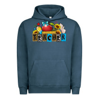 Pigment Midnight Navy teacher Urban Hoodie - Zillion Design Studio