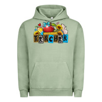 Pigment Oil Green teacher Urban Hoodie - Zillion Design Studio